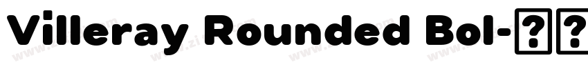 Villeray Rounded Bol字体转换